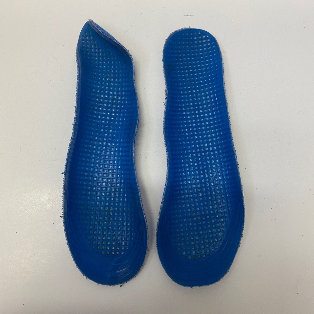 3/$25 Blue Flexible Bendable Soft Shoe Inserts